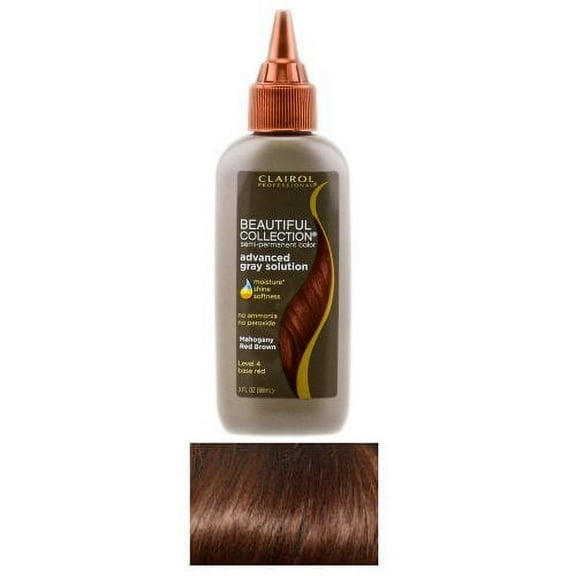 Clairol Professional Beuatiful Colection Semi-Permanent Hair Color - 4R - Mahogany Red Brown