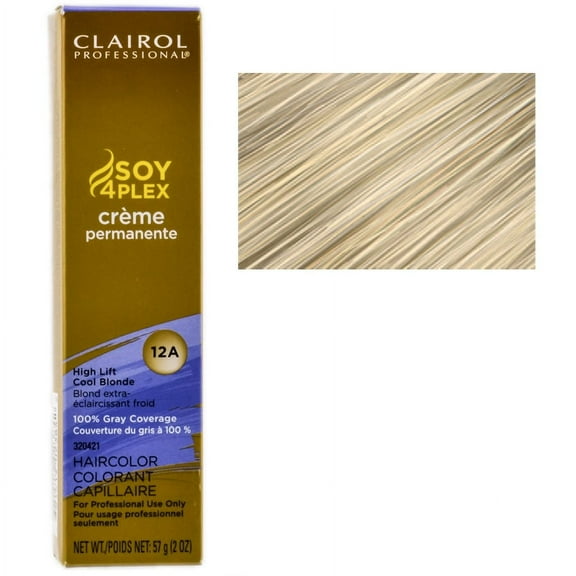 Clairol Professional Creme Permanente Hair Color - Color : High Lift Cool Blonde - 12A