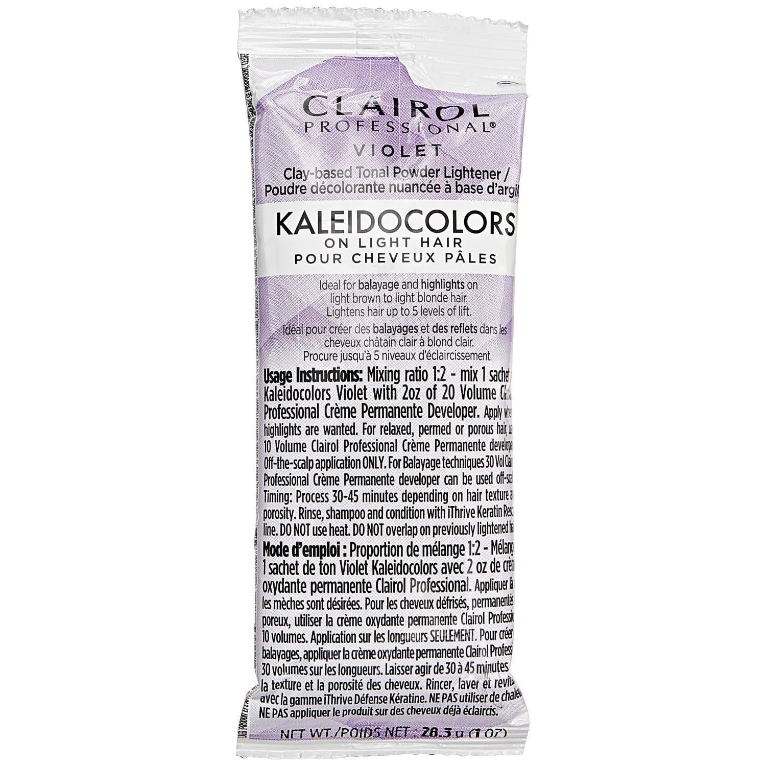 Clairol Professional Kaleidocolor Lightener powder, Violet, 1 Oz