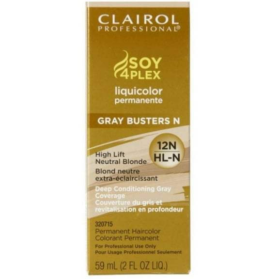 Clairol Professional Liquicolor 12N/HL-N Hight Lift Neutral Blonde, 2 oz