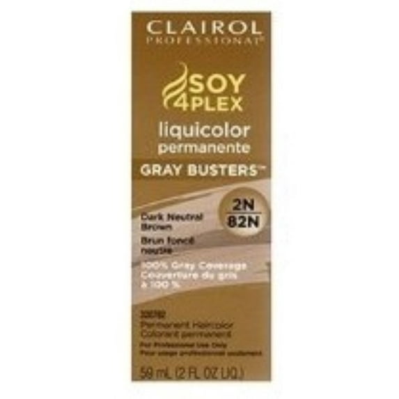Clairol Professional Liquicolor 2N/82N Dark Neutral Brown, 2 oz (Pack of 6)