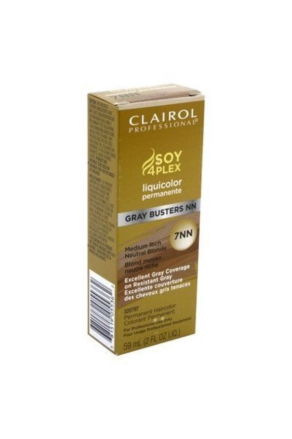 Professional Liquicolor 7Nn Gray Busters Medium Rich Neutral Blonde 2oz (2 Pack) by Clairol