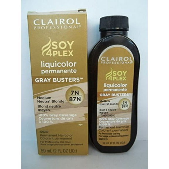 Clairol Professional Liquicolor Permanent 7N/87N Medium Neutral Blonde 2 Ounce (59ml)