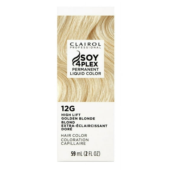 Clairol Professional Permanent 12G/HL-G High Lift Golden Blonde 2oz (Pack of 2)