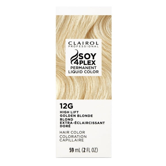 Clairol Professional Permanent 12G/HL-G High Lift Golden Blonde 2oz (Pack of 3)