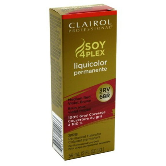 Clairol Professional Permanent 3RV/68R Medium Red Violet Brown 2oz (Pack of 2)