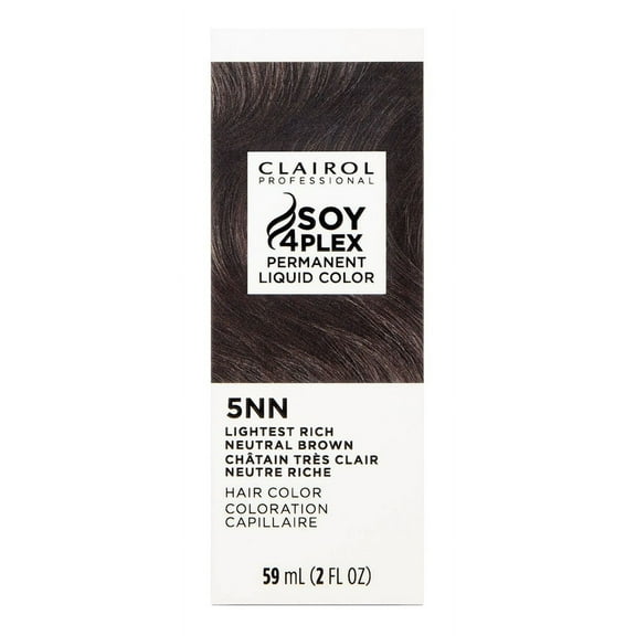 Clairol Professional Permanent 5NN Gray Buster Light Rich Neutral Brown 2oz (Pack of 2)