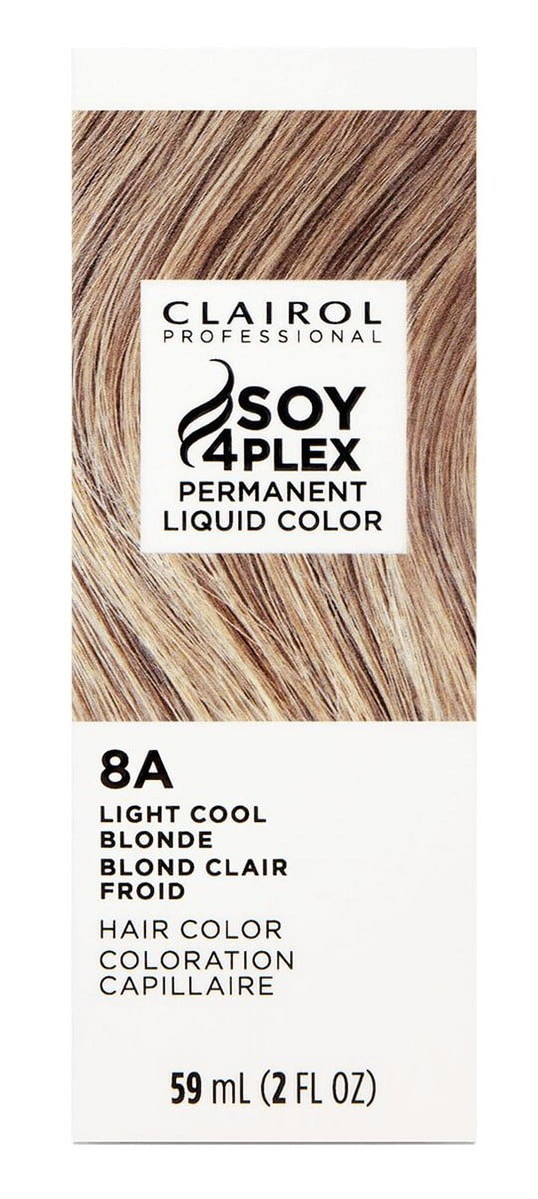 Clairol Professional Permanent 8A/28D Light Cool Blonde 2oz (Pack of 3)
