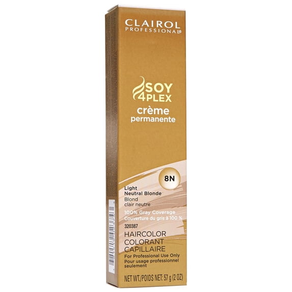 Clairol Professional Permanent 8N Light Neutral Blonde