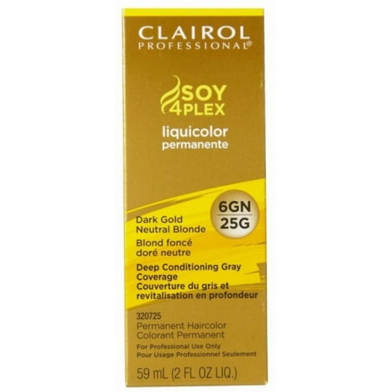 Clairol Professional Permanent Liquicolor, Dark Gold Neutral Blonde, 2 Oz