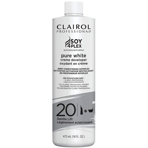Clairol Professional Pure White 20 Volume Developer, 16 Ounce