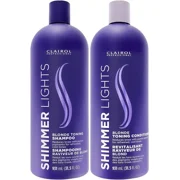 Clairol Professional Shimmer Lights Purple Shampoo & Conditioner 31.5oz Duo