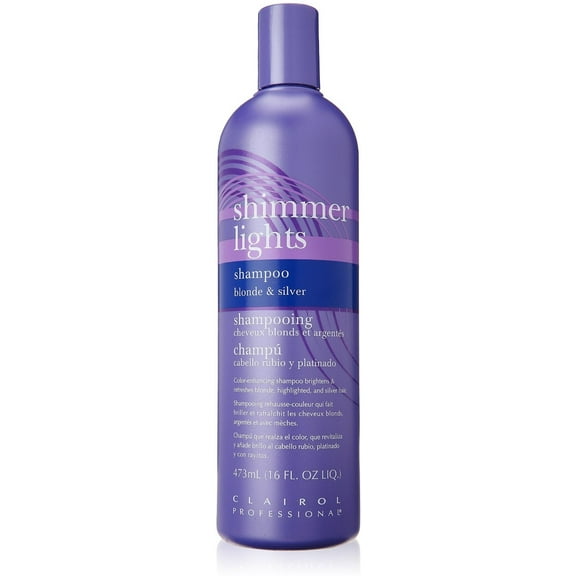 Clairol Professional Shimmer Lights Shampoo Blonde & Silver 16 oz