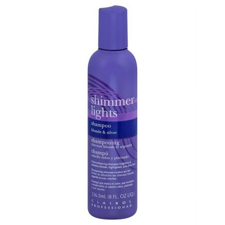 Clairol Professional Shimmer Lights Shampoo, Blonde & Silver 8 oz