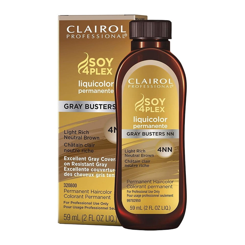 Clairol Professional Soy 4 Plex Permanent Hair Color, 4NN Light Rich