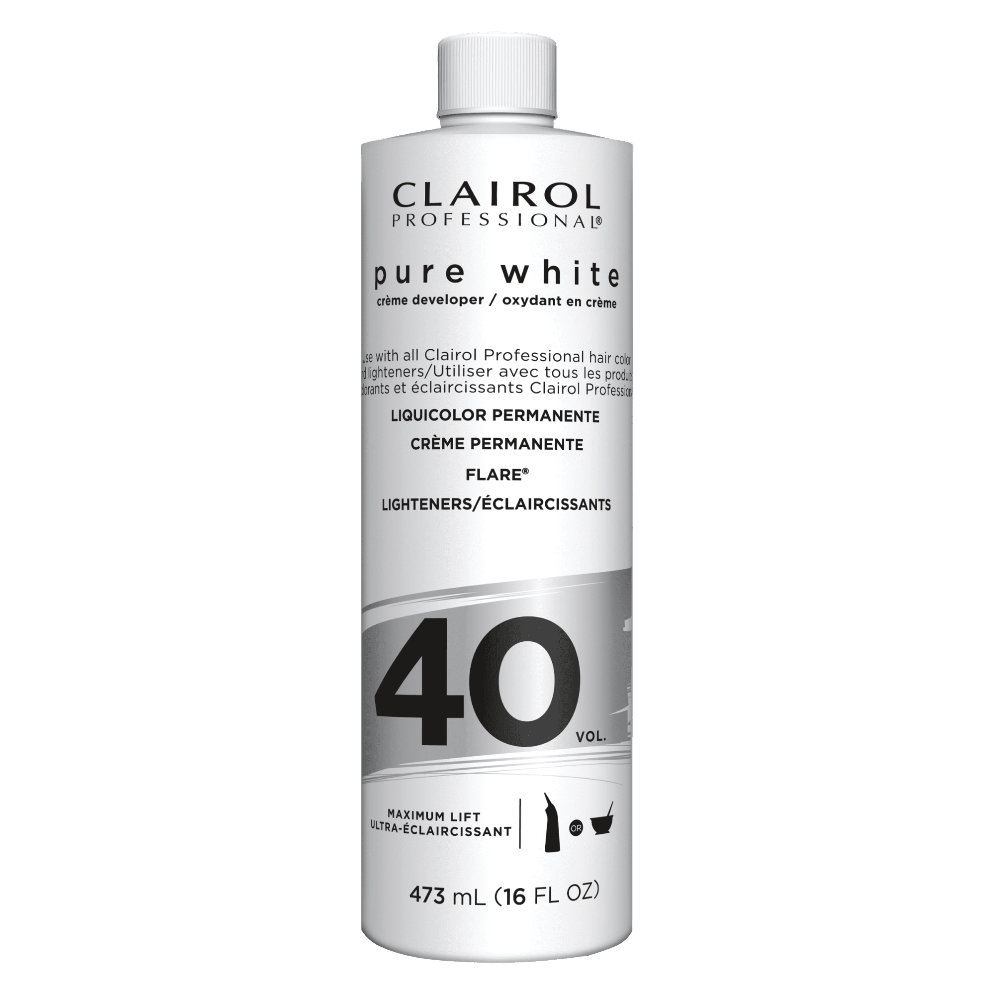 CLAIROL Pure White Creme Developer (16oz) CLAIROL Pure White Creme Developer (16oz)