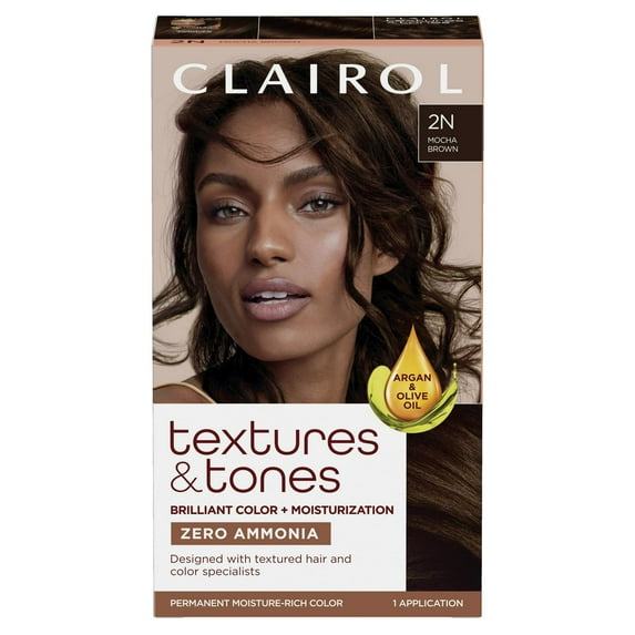 Clairol Professional Textures & Tones Hair Color 2n Dark Brown, 1 oz.
