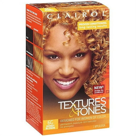 Clairol Professional Textures and Tones Permanent Hair Color, Honey Blonde, 1 Ea