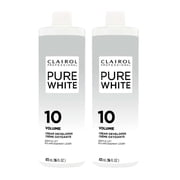 Clairol Pure White 10 Creme Developer Gentle Lift 16oz Pack of 2