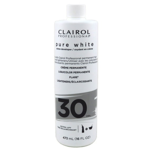 Clairol Pure White 30 Creme Developer Extra Lift 16oz (Pack of 3)