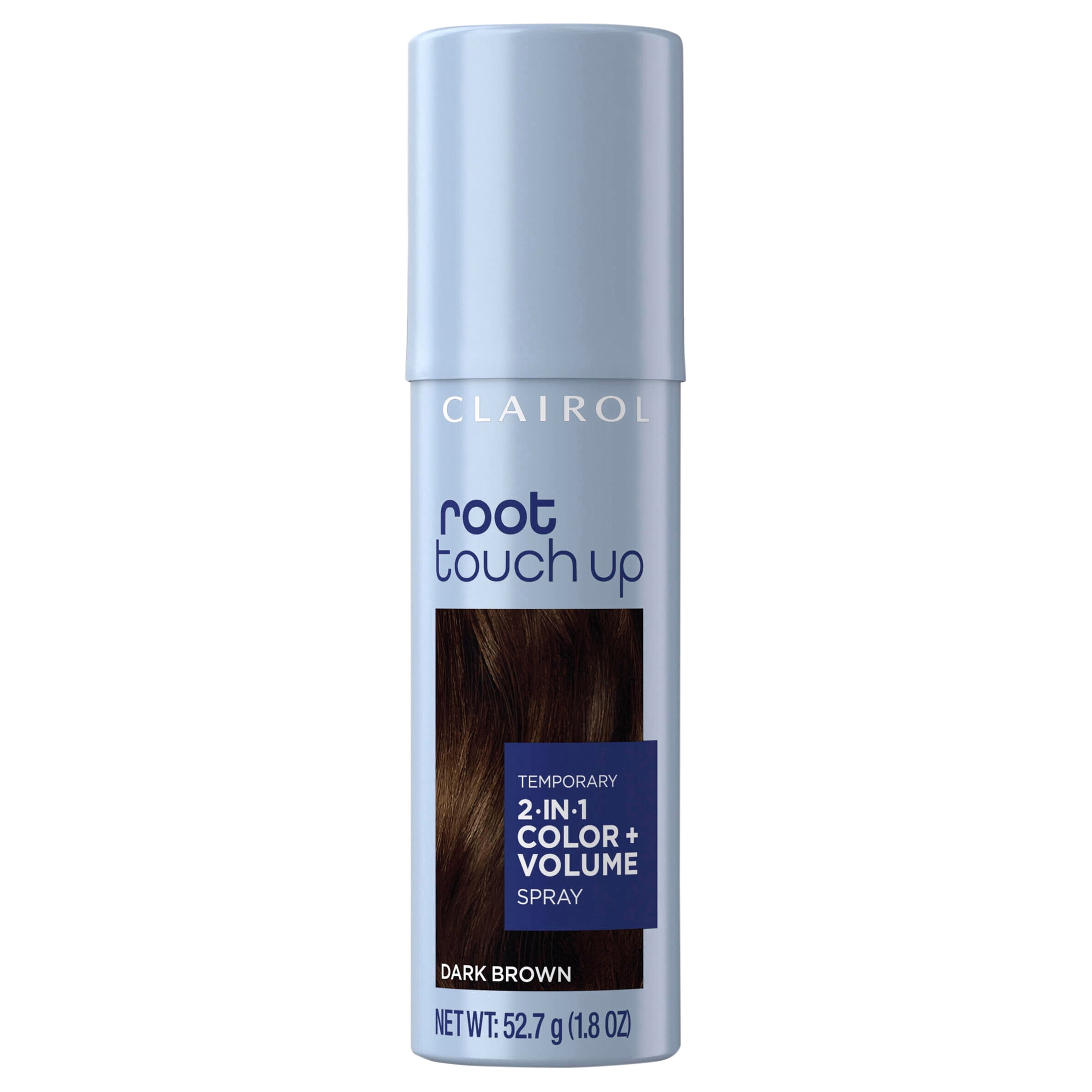 Root Touch-Up 2in1 Color + Volume Spray, Dark Brown - Walmart.com