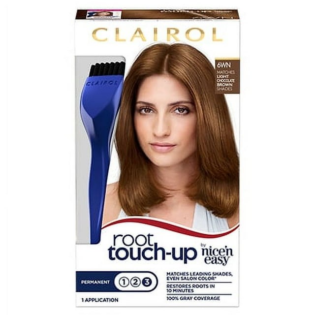 Clairol Root TouchUp Hair Dye, Permanent Hair Color Cream, 6WN Light
