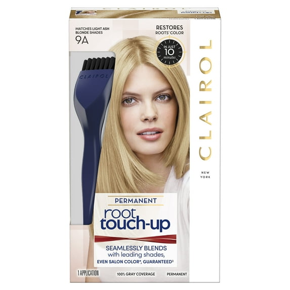 Clairol Root Touch-Up Permanent Hair Color, 9A Light Ash Blonde