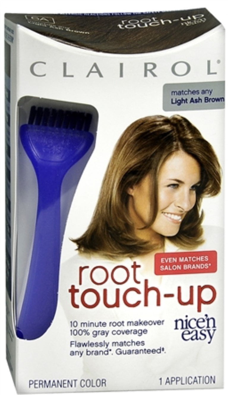 Clairol Root Touch-Up Permanent Hair Dye, 6A Light Ash Brown Hair Color