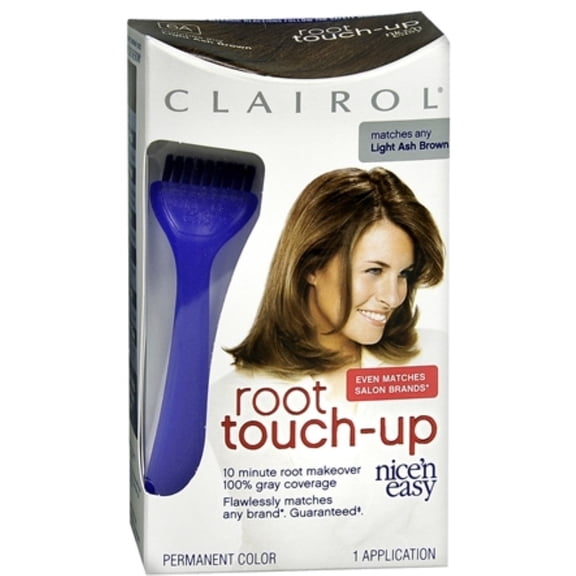 Clairol Root Touch-Up Permanent Hair Dye, 6A Light Ash Brown Hair Color