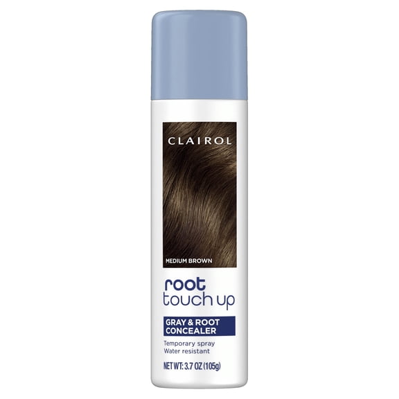 Clairol Root Touch-Up Refreshing Hair Dye Spray, Temporary Hair Color, Medium Brown, 3.7 oz