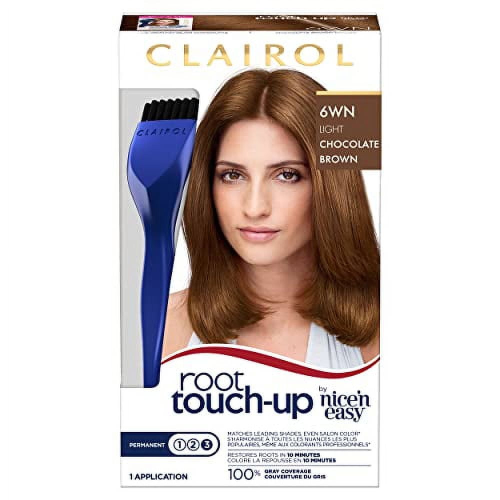 Clairol Root TouchUp by Nice'n Easy Permanent Hair Dye, 6WN Light