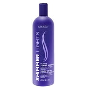 Clairol Shimmer Lights Blonde and Silver Shampoo , 16 oz Shampoo