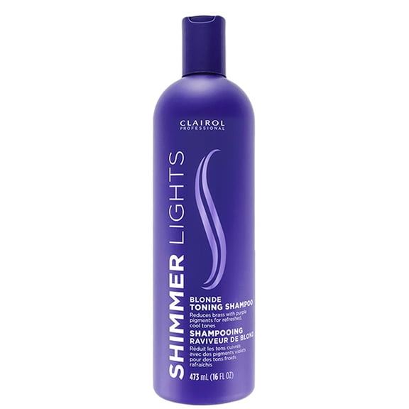 Clairol Shimmer Lights Blonde and Silver Shampoo , 16 oz Shampoo