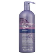 Clairol Shimmer Lights Blonde and Silver Shampoo , 31.5 oz Shampoo