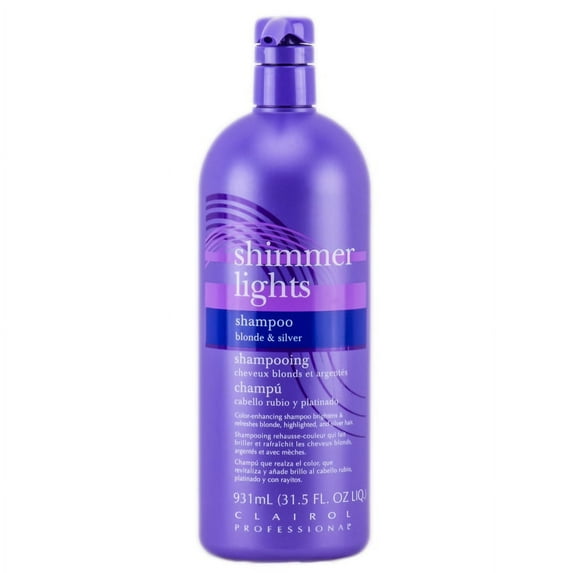Clairol Shimmer Lights Shampoo, Blonde & Silver 31.5 oz