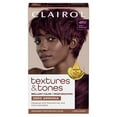 thumbnail image 1 of Clairol Textures & Tones Hair Dye Ammonia-Free Permanent Hair Color Creme, 4RV Berry Burgundy, 1 Application, 1 of 12