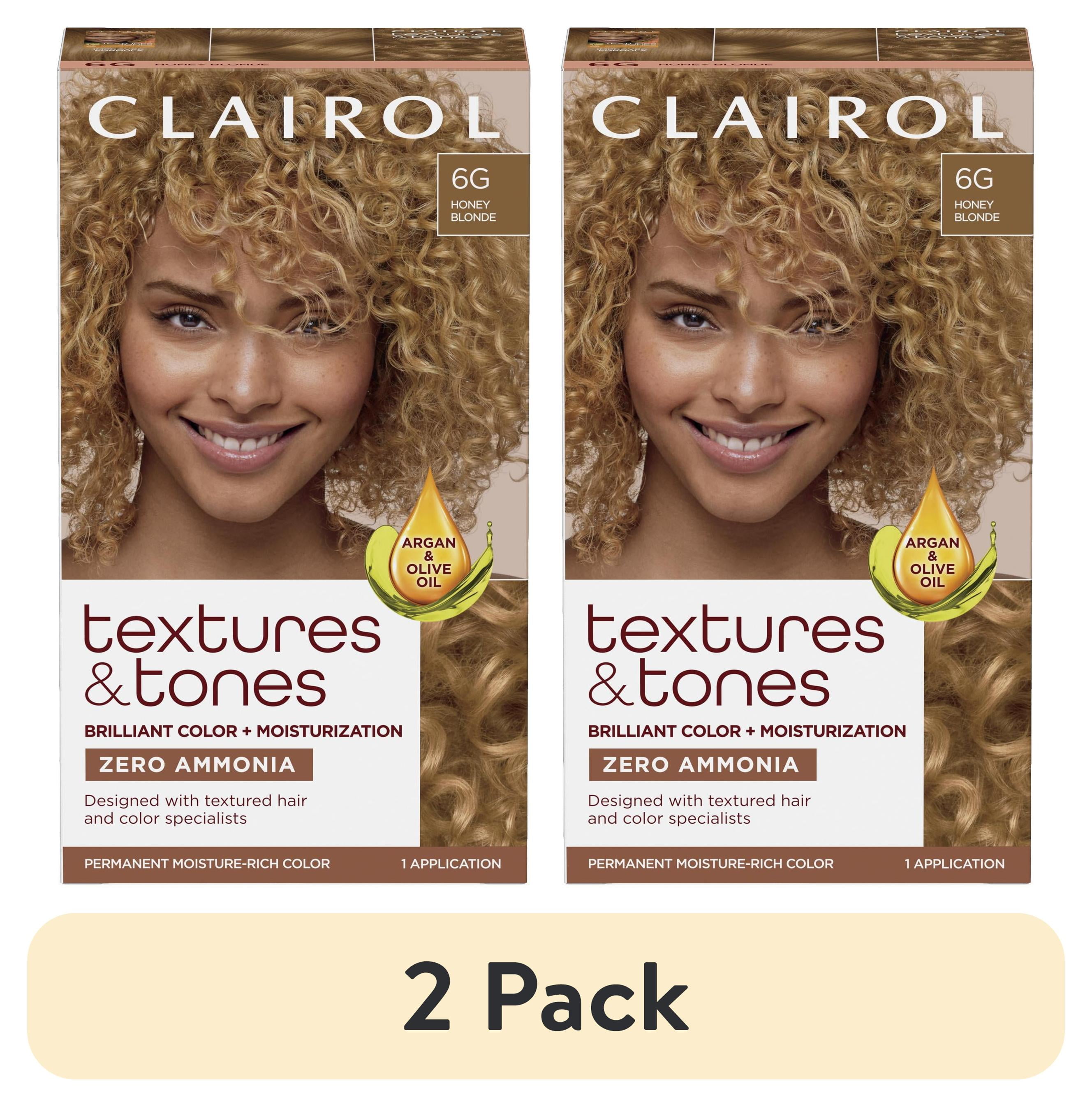(2 pack) Clairol Textures & Tones Hair Dye AmmoniaFree Permanent