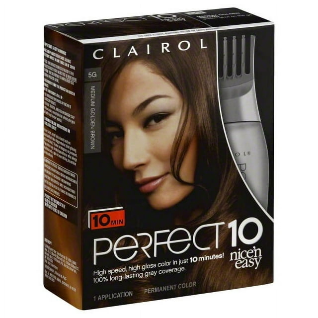 Clairol nice 'n easy perfect 10 #5g golden brown