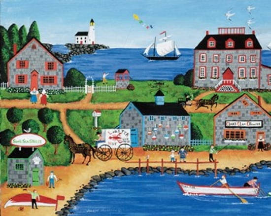 Clairs Cove Canvas Art - Joseph Holodook (24 x 19)