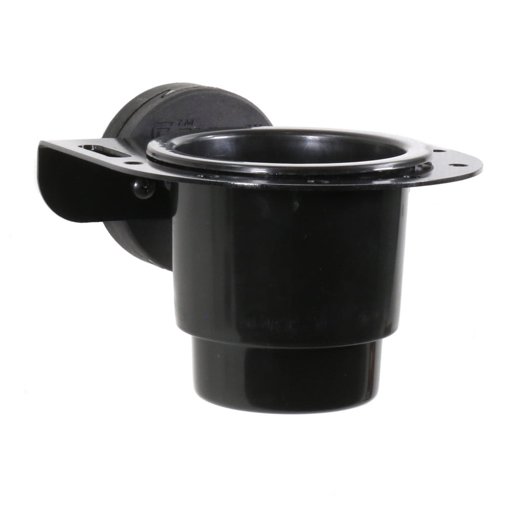 Black Powder Coated Steel Outdoor Cup Holder