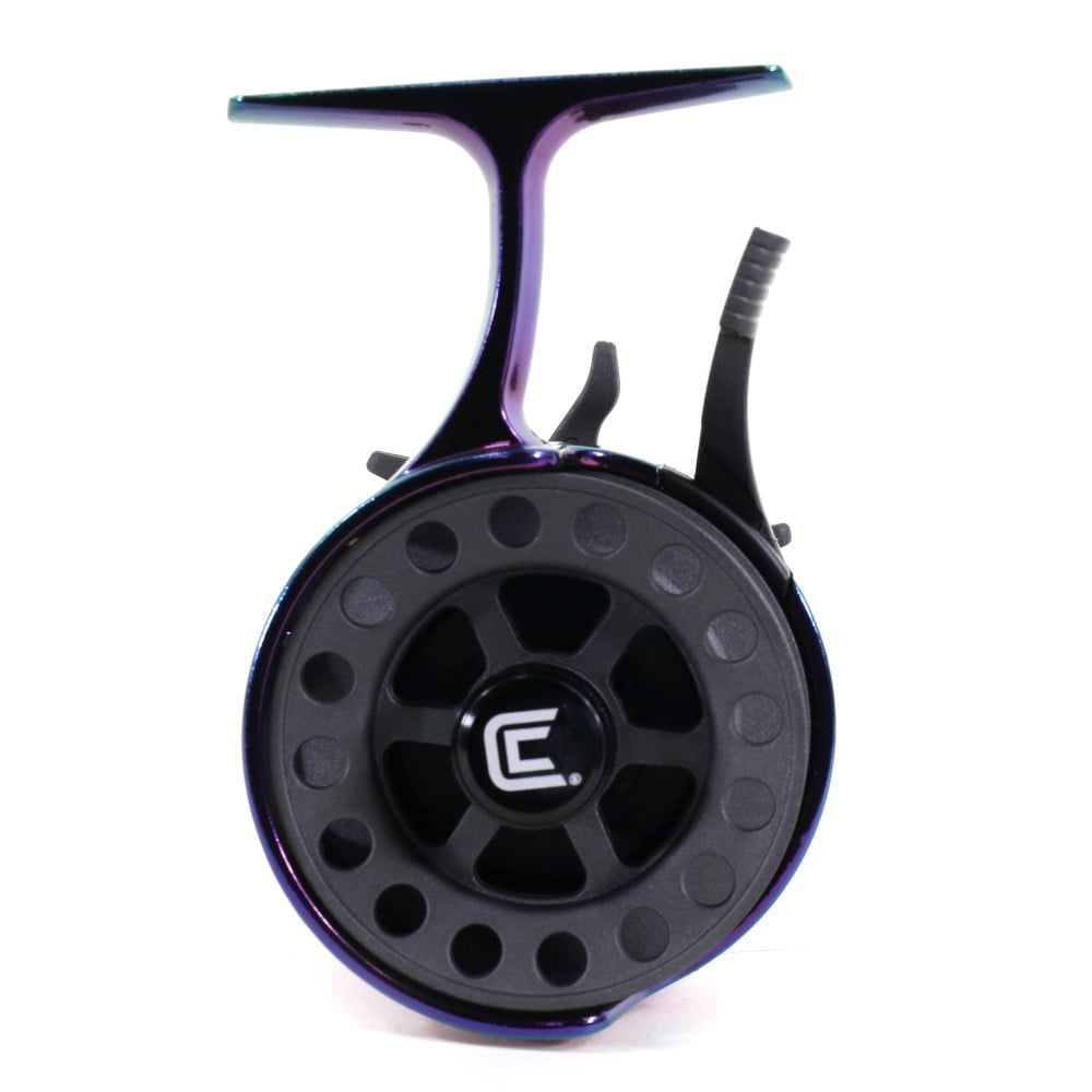 CLAM Kejick Ice Fishing Spinning Reel - 6+1 Bearings, SF Drag, Aluminum Bail | Lightweight & Smooth