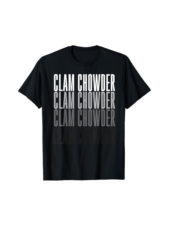 Clam Chowder Seafood T-Shirt All Size S-5XL