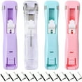 thumbnail image 1 of Clam Clip Dispenser, 1 Set of Refill Clam Clip Dispensers Office Paper Staplers Daily Use File Staplers, 1 of 7