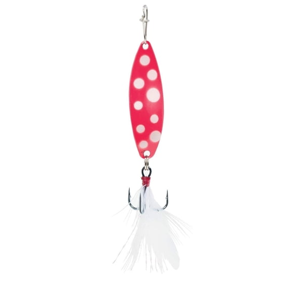 Clam Corporation 14339 Leech Flutter Spoon 1/4oz, Size 8, Glow Pink Wonderbread
