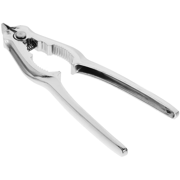 NUOLUX Clam Shucking Tool Silver for Daily Use 1Pcs 5.9x2.2x0.8in