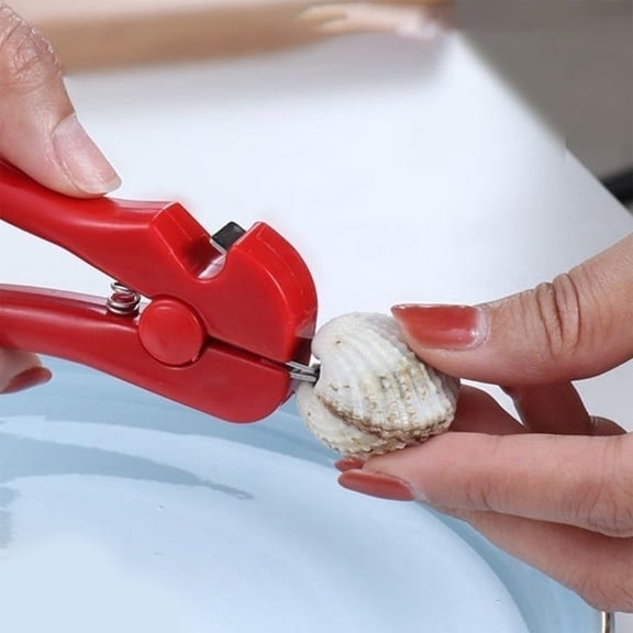 Clam Opener Oyster Shucker Tool Oyster Shucking Knife Mussels Opener Pry with Beer Bottle Openers for Razor Shell Fish Scallop Shellfish Seafood Culinary Restaurant Party Picnic Kitchen