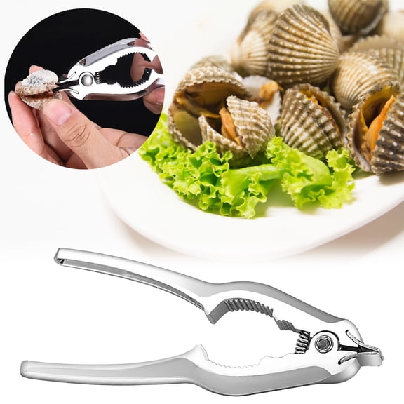 Clam Opener Tool Opening Knife Shucker - Clam Opener - Blood Clam Pliers for Restaurant & Home - Tool Opening Bottle - Tool Opening Pliers Shucker with Spring