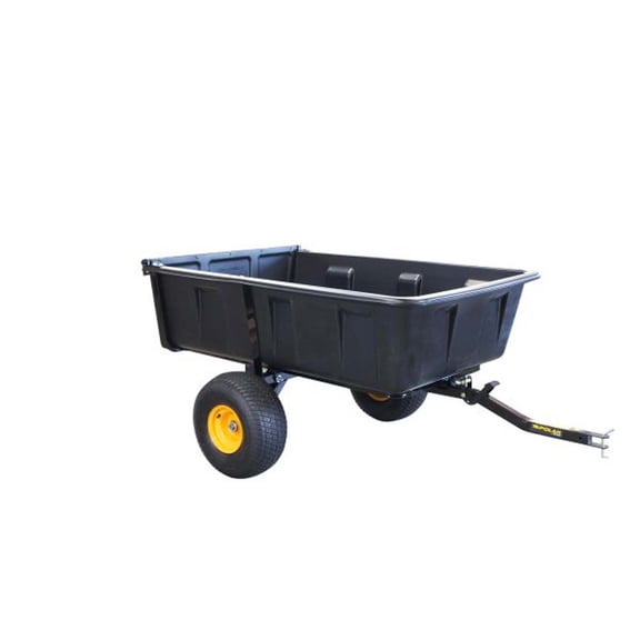 Clam Polar Trailer 10535 Max Single Axle Trailer, Black