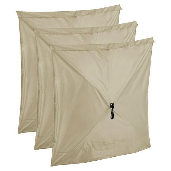 Clam Quick Set Screen Hub Tan Fabric Wind & Sun Panels Accessory Only (3 pack)