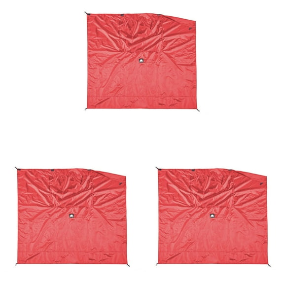 Clam Quick-Set Screen Tent Wind & Sun Panel, Accessory Only, Red (3 Pack)